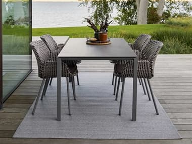 Cane Line Outdoor Vibe Aluminum Wicker Dining Set CNOVIBEDINSET1