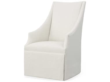 Century Furniture Chair White Upholstered Arm Dining CNT3385ACV1