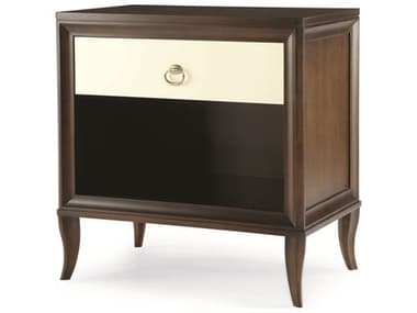 Century Furniture Tribeca 32" Wide 1-Drawer Brown Maple Wood Nightstand CNT33C224