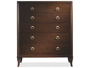 Century Furniture Tribeca 47" Wide 5-Drawers Brown Maple Wood Accent Chest CNT33H203