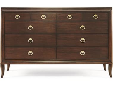 Century Furniture Tribeca 65" Wide 8-Drawers Blue Maple Wood Double Dresser CNT33H205