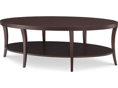 Century Furniture Tribeca 59" Oval Wood Coffee Table CNT33H607