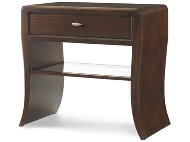 Century Furniture Paragon Club 34" Wide 1-Drawer Brown Mahogany Wood Nightstand CNT41H222