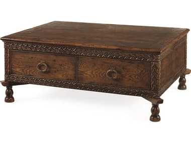 Century Furniture Marbella And Chateau Lyon 49" Rectangular Wood Coffee Table CNT66H602