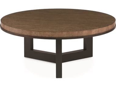 Century Furniture Mesa 48" Round Wood Napa Melange Coffee Table CNT70C604