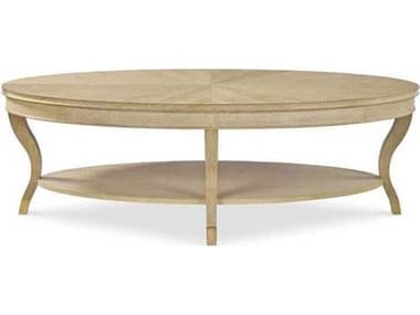 Century Furniture Maison-47 Round Wood Blonde Cerused Coffee Table CNT89A607V1