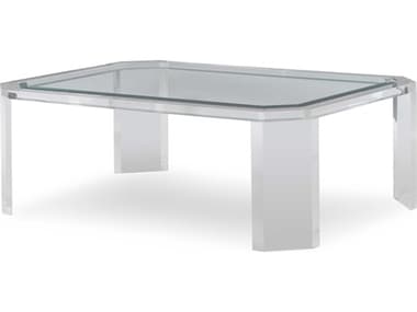 Century Furniture Thomas Obrien 47" Rectangular Glass Coffee Table CNTAEA6041