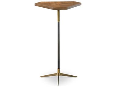 Century Furniture Thomas O'Brien Caron Hexagon Wood Light End Table CNTAEA675V1