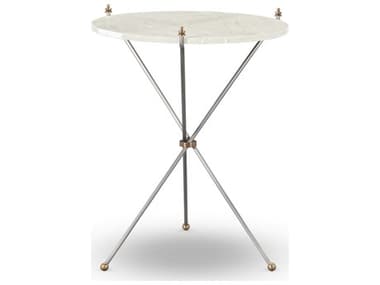 Century Furniture Thomas O'Brien Felix Round Stone End Table CNTAEA679