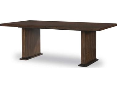 Century Furniture Citation Manning 84" Extendable Rectangular Wood Brunette Dining Table CNTB1H301
