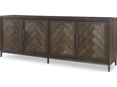 Century Furniture Camden Brown Rustic Console Table CNTB2H406