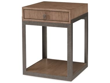 Century Furniture Casa Bella 20" Rectangular Wood Timber Grey End Table CNTC5H221