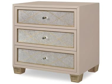 Century Furniture 30" Wide 3-Drawers Beige Oak Wood Nightstand CNTC7A221