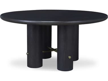 Century Furniture Cadence 64" Round Wood Mocha Dining Table CNTCA3305