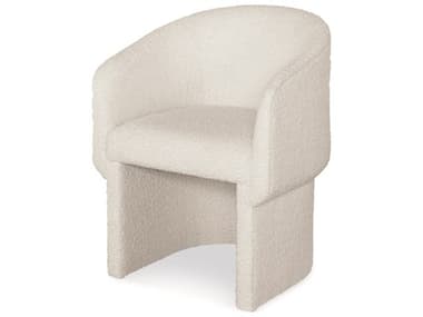 Century Furniture Cadence White Fabric Upholstered Arm Dining Chair CNTCAA525