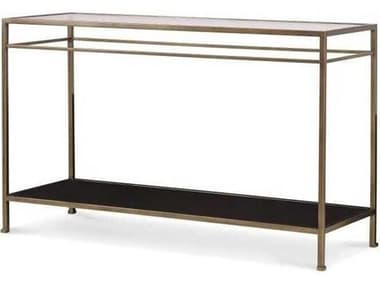 Century Furniture Details Occasional Rectangular Glass London Brown Console Table CNTCSA4026