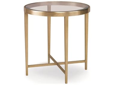 Century Furniture Details Occasional 24" Round Glass End Table CNTCSA4034