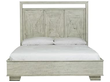 Century Furniture Curate Peninsula White Bamboo Wood Queen Platform Bed CNTCT1015QPN