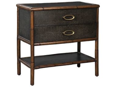 Century Furniture Curate 30" Wide 2-Drawers Mahogany Wood Nightstand CNTCT3006BK