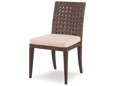 Century Furniture Curate Mahogany Wood Brown Fabric Upholstered Side Dining Chair CNTCT4001SMKFL
