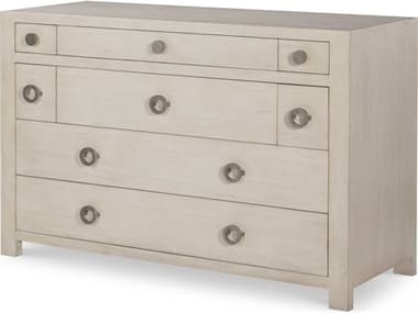 Century Furniture Curate 54" Wide 8-Drawers White Mahogany Wood Dresser CNTCT4020PN