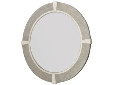 Century Furniture Curate French Grey / Peninsula 45'' Round St Simons Wall Mirror CNTCT5023FGPN