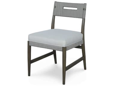 Century Furniture Curate Beech Wood Gray Fabric Upholstered Side Dining Chair CNTCT6052S
