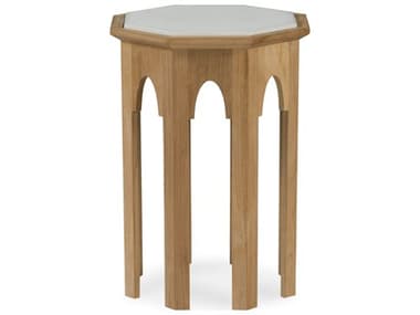 Century Furniture Tangier Octagon Glass Natural End Table CNTD4483