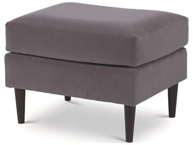Century Furniture 24" Espresso Fabric Upholstered Ottoman CNTESN29212