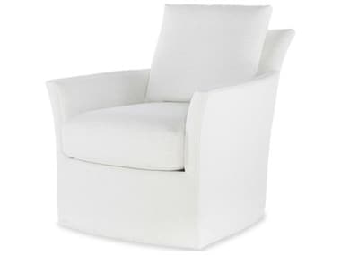 Century Furniture Home Elegance Swivel White Fabric Accent Chair CNTLTD52478V1