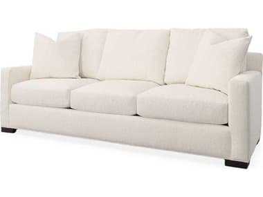 Century Furniture Home Elegance Charlotte 93" White Fabric Upholstered Sofa CNTLTD76002V2