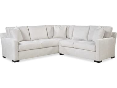 Century Furniture Home Elegance Cornerstone White Upholstered Sectional Sofa CNTLTD76004372V3