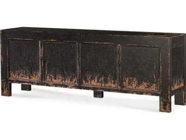 Century Furniture Monarch 88'' Poplar Wood Ebony Sideboard CNTMN2087