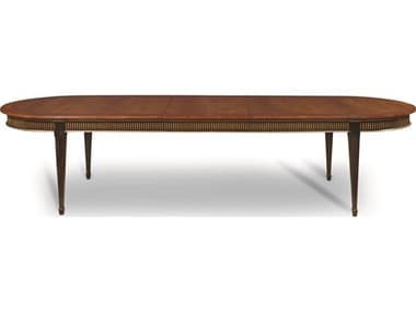 Century Furniture Monarch 104" Extendable Oval Wood Dining Table CNTMN5445