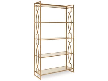 Century Furniture Monarch Gold Leaf Etagere CNTMN5464