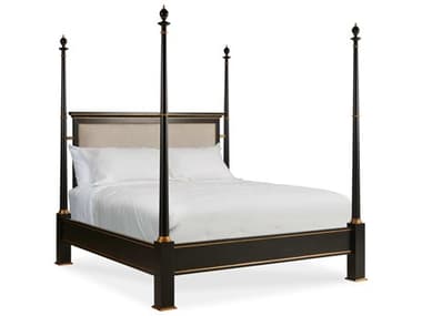 Century Monarch Wood Upholstered King Four Poster Bed CNTMN5490K