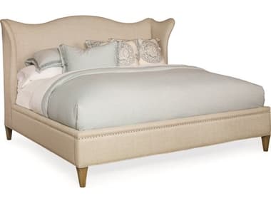 Century Furniture Monarch Beige Poplar Wood King Platform Bed CNTMN5499K