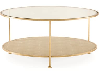 Century Furniture Monarch 42" Round Glass Coffee Table CNTMN5576