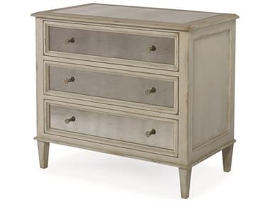 Century Furniture Monarch 34" Wide 3-Drawers Gray Acacia Wood Nightstand CNTMN5590