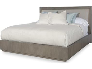 Century Furniture Monarch Gray Oak Wood King Panel Bed CNTMN5706K