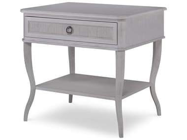 Century Furniture Monarch 30" Wide 1-Drawer Gray Ash Wood Nightstand CNTMN5807