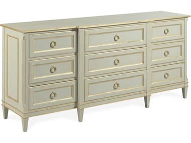 Century Furniture Monarch Madeline 72" Wide 9-Drawers Gray Poplar Wood Dresser CNTMN5813