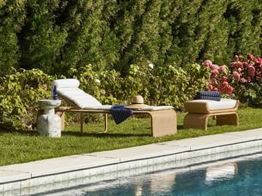 Century Outdoor Carrier And Company Aluminum Cushion Lounge Set CNTOAUGUSTLNGSET