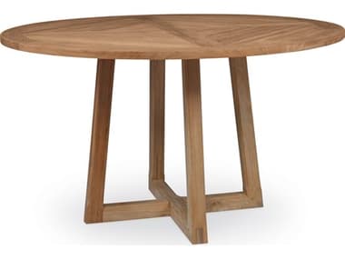 Century Furniture Outdoor West Bay Teak 54'' Wide Round Dining Table CNTOD4394