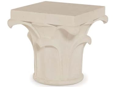 Century Furniture Outdoor Complements Stone Corinthian 20'' Wide Square End Table CNTOD895465WH