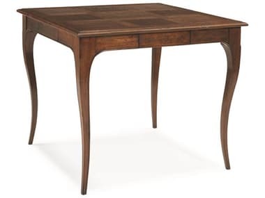 Century Furniture Grand Tour 36" Brown Mahogany Wood Game Table CNTSF5214