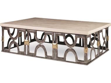 Century Furniture Grand Tour 59" Rectangular Stone Coffee Table CNTSF5608