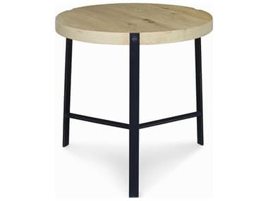 Century Furniture Grand Tour 26" Round Wood Natural End Table CNTSF6165