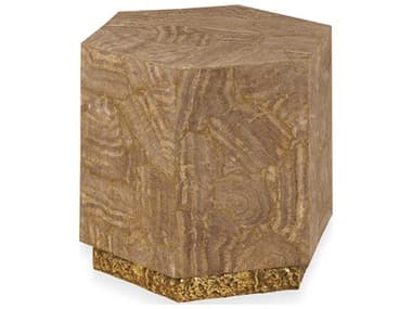 Century Furniture Grand Tour Aidan Hexagon Metal End Table CNTSF6214