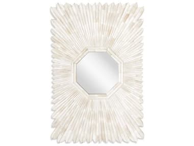 Century Furniture Grand Tour Sunray Bone Rectangular Wall Mirror CNTSF6227